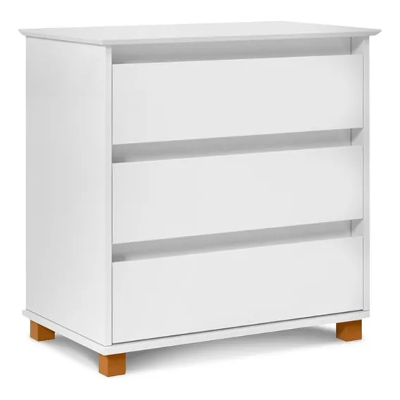 Mesa De Cabeceira Mini C么moda 3 Gavetas Luxo Branco Foto 1