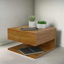 Mesa De Cabeceira Mudo Suspenso Mesinha Freijó Foto  mini 1