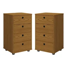 Mesa de cabeceira RP online Criado-mudo Criado-mudo criado mudo - 67.3cm x 35cm x 39.5cm - freijó ultravioleta x 2 Foto  mini 1