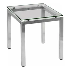 Mesa De Canto Em Aço 54 X 59 Cm Design Moderno Wt Foto mini 1