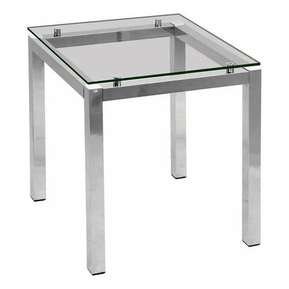Mesa De Canto Em Aço 54 X 59 Cm Design Moderno Wt Foto 1