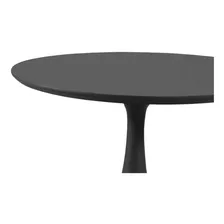 Mesa De Canto Pé Torneado Madeira Maciça Cor Preto Foto mini 4