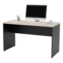 Mesa De Escritório 1.20x60 Tampo 30mm Netmobil Cor Carvalho Foto  mini 1
