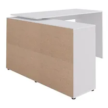 Mesa De Escrit贸rio Em L Nero Branco Foto mini 3