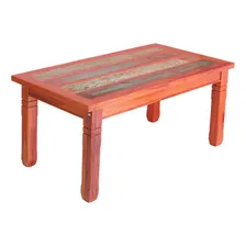 Mesa de Jantar 1.5m em Madeira Maciça Pátina MHM Móveis Brasil Foto mini 1