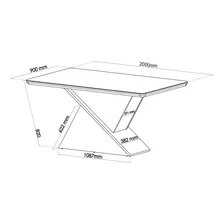 Mesa De Jantar Quadrada Monza Com 8 Cadeiras Dbwt Foto mini  3
