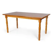 Mesa De Jantar Retangular Dalas Mel 160 Cm Foto  mini 1
