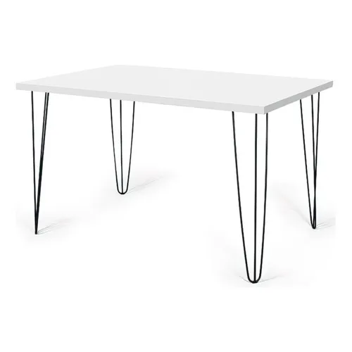 Mesa De Jantar Retangular Hairpin Legs 130x80cm Foto 1