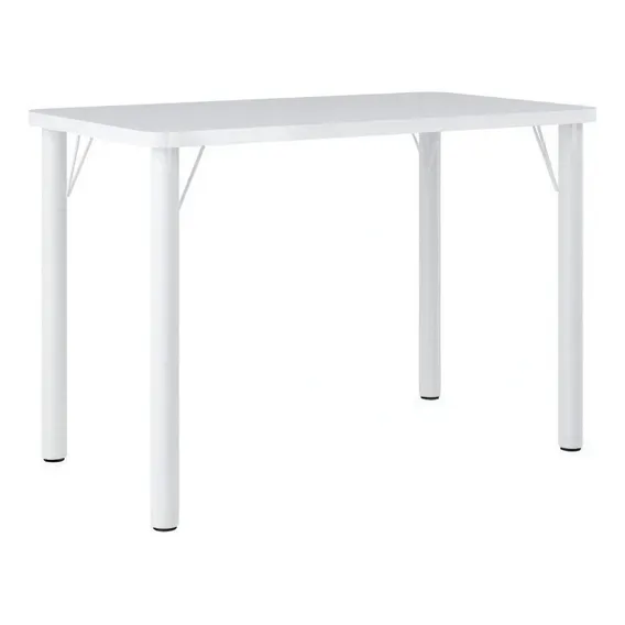 Mesa De Jantar Tubular Retangular 900 Roma Bona Vita M贸veis Foto 1