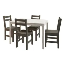 Mesa De Madeira Maciça Com 4 Cadeiras Mandacaru Cabecasa Foto mini 4