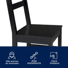 Mesa De Madeira Maciça Com 4 Cadeiras Mandacaru Cabecasa Foto mini  3