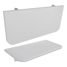 Mesa De Madeira Mdp Dobravel Para Área Externa Linda Cor Branco Foto mini 3