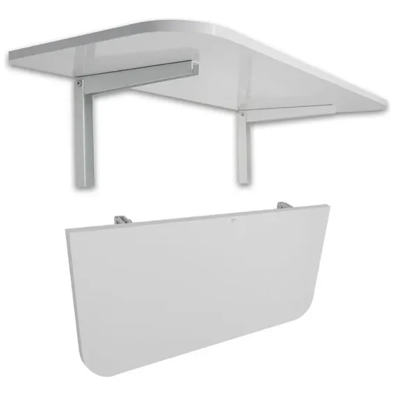 Mesa De Madeira Mdp Dobravel Para Área Externa Linda Cor Branco Foto 1