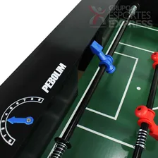 Mesa De Pebolim Elite Premium Klopf Varões Embutidos 1059 Mesa De Pebolim Preto Foto mini 3
