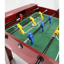 Mesa de Pebolim Klopf Especial 1070 com VarĂ”es Embutidos e Bonecos de Polipropileno com Bolas IncluĂdas Foto mini 4