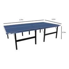 Mesa De Ping Pong Dobrável Mdf 18mm 013518 Procópio Foto mini 1