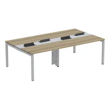 Mesa De Plataforma Dupla Para 4 Pessoas Corporativa Foto mini 1
