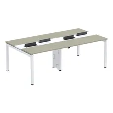 Mesa De Plataforma Dupla Para 4 Pessoas Corporativa Foto  mini 1