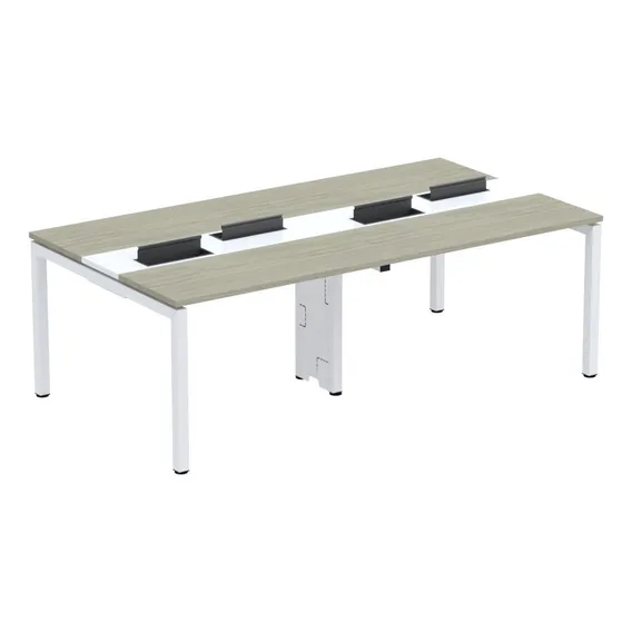 Mesa De Plataforma Dupla Para 4 Pessoas Corporativa Foto 1