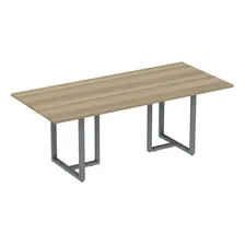Mesa De Reunião Retangular 200x90cm Mr2000p25tub Foto mini 1