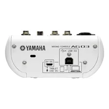 Mesa De Som 03 Canais Yamaha Ag03 110v Foto mini 3