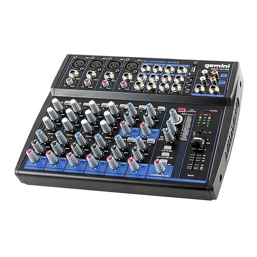 Mesa De Som 12 Canais Gemini Gem-12usb Foto 1