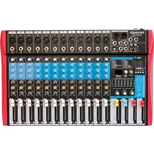 Mesa De Som 12 Canais Profissional Soundvoice Ms-122 Eux Foto mini 1