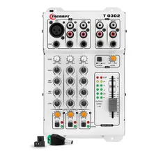 Mesa De Som 3 Canais Taramps T 0302 3 Entradas Mixer 12v P10 Rca Xlr Equalizador T0302 Som Automotivo Foto mini 1