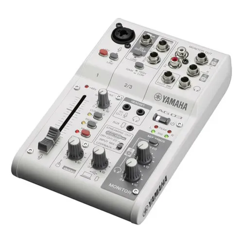 Mesa De Som Anal贸gica Yamaha Ag03mk2w Foto 1