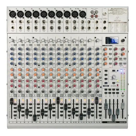 Mesa De Som Behringer Eurorack Ub2442fx-pro 110V/220V Foto 1