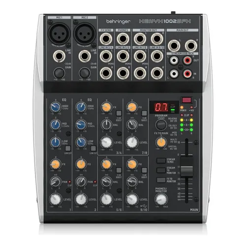 Mesa De Som Behringer Xenix 1002sfx 10 Canais Streaming Usb Foto 1