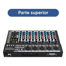 Mesa De Som Bluetooth Usb Mixer Mp3 Digital 7 Canais Flex 7 Canais Bluetooth/usb/efeito/gravação Lumi Foto mini  3