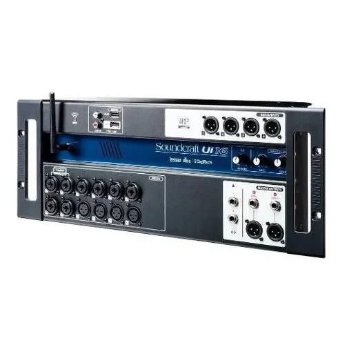Mesa De Som Digital Soundcraft Ui 16 Mesa 16 Canais Usb Wifi 110/220 Foto 1