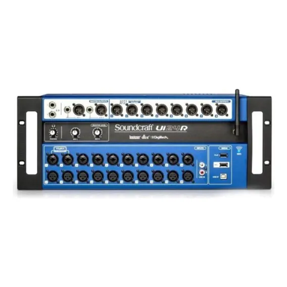 Mesa De Som Digital Soundcraft Ui24r Mixer Gravação Wi-fi Foto 1