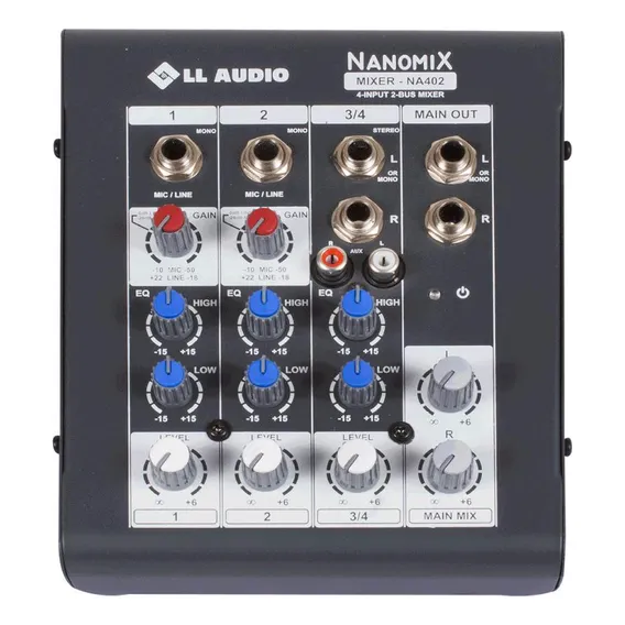 Mesa De Som Mixer Nanomix Ll Na402r 4 Canais 127V/220V Foto 1