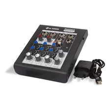 Mesa De Som Mixer Nanomix Ll Na402r 4 Canais 127V/220V Foto mini 3