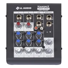 Mesa De Som Nanomix Na402r 4 Canais + Mic. S/ Fio Dx-158 110/220 Foto mini  2
