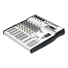 Mesa De Som Staner 6 Canais Mixer Mx0603 Usb Fm Bluetooth Mp 110V/220V Foto mini  2