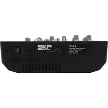 Mesa De Som Usb Profissional 6 Canais Skp Vz 6.2 Mixer 220v Foto mini  2
