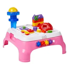 Mesa Didática Rosa Menina 1 Ano Com Som 1070 Foto mini 1