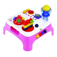 Mesa Didática Rosa Menina 1 Ano Com Som 1070 Foto mini 2