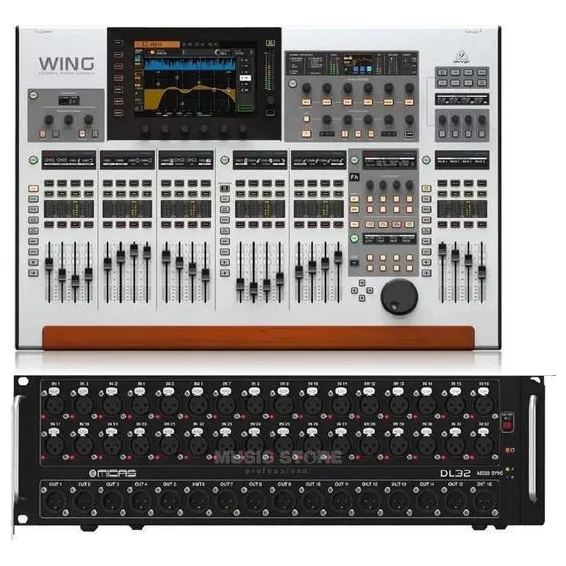 Mesa Digital Wing 48 Canais + Stageboxs32 Digital Behringer Foto 1