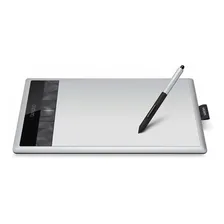 Mesa digitalizadora Wacom Bamboo Capture CTH-470 silver e black Foto mini 3