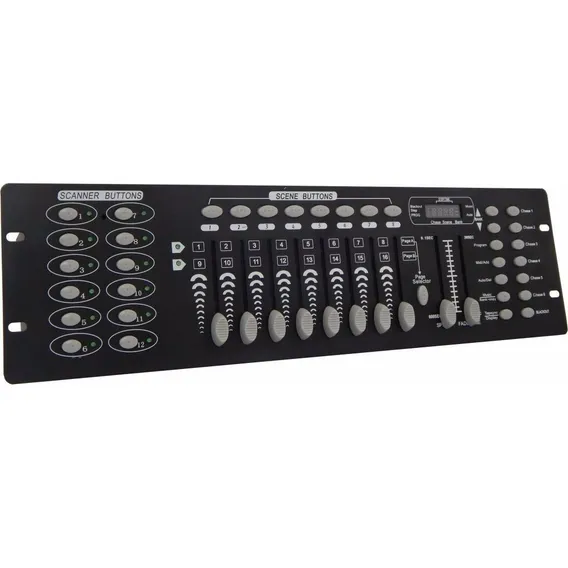 Mesa Dmx 512 Controladora 192 Canais Efeitos Cabo Dmx 220v Foto 1