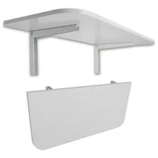 Mesa Dobrável Com Suporte 90x40 Branco Foto mini 1
