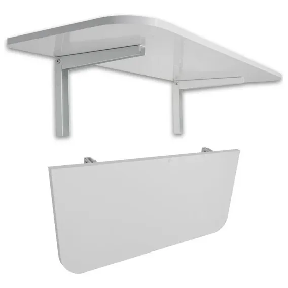 Mesa Dobrável Com Suporte 90x40 Branco Foto 1
