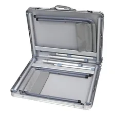 Mesa Dobrável Tipo Maleta C/ 2 Banquetas Nautika Domo Cor Cinza Foto mini 4