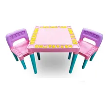 Mesa E Cadeira Educativa Para Menina - 4130 Tritec Foto mini 1