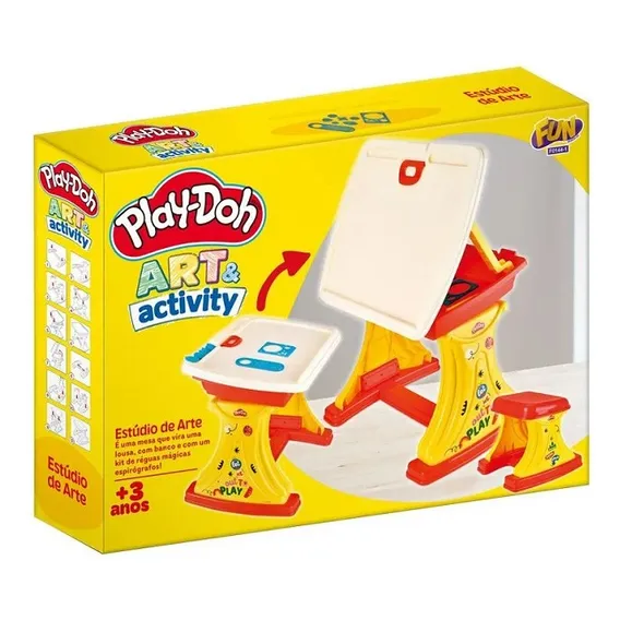 Mesa Educativa Play Doh 2 Em 1 Fun Foto 1