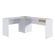 Mesa Em L Branca/macadamia M.com Foto mini 1